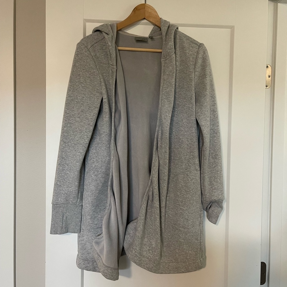 Athleta Hooded Open Faced Sweater